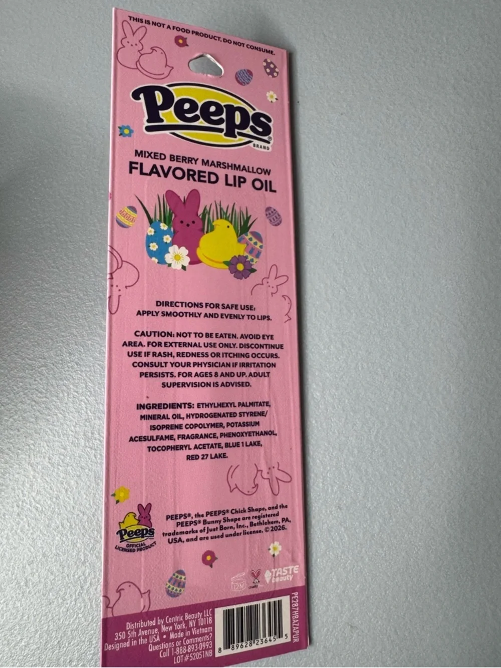 Peeps mixed berry marshmallow Flavored Lip Oil — Purple